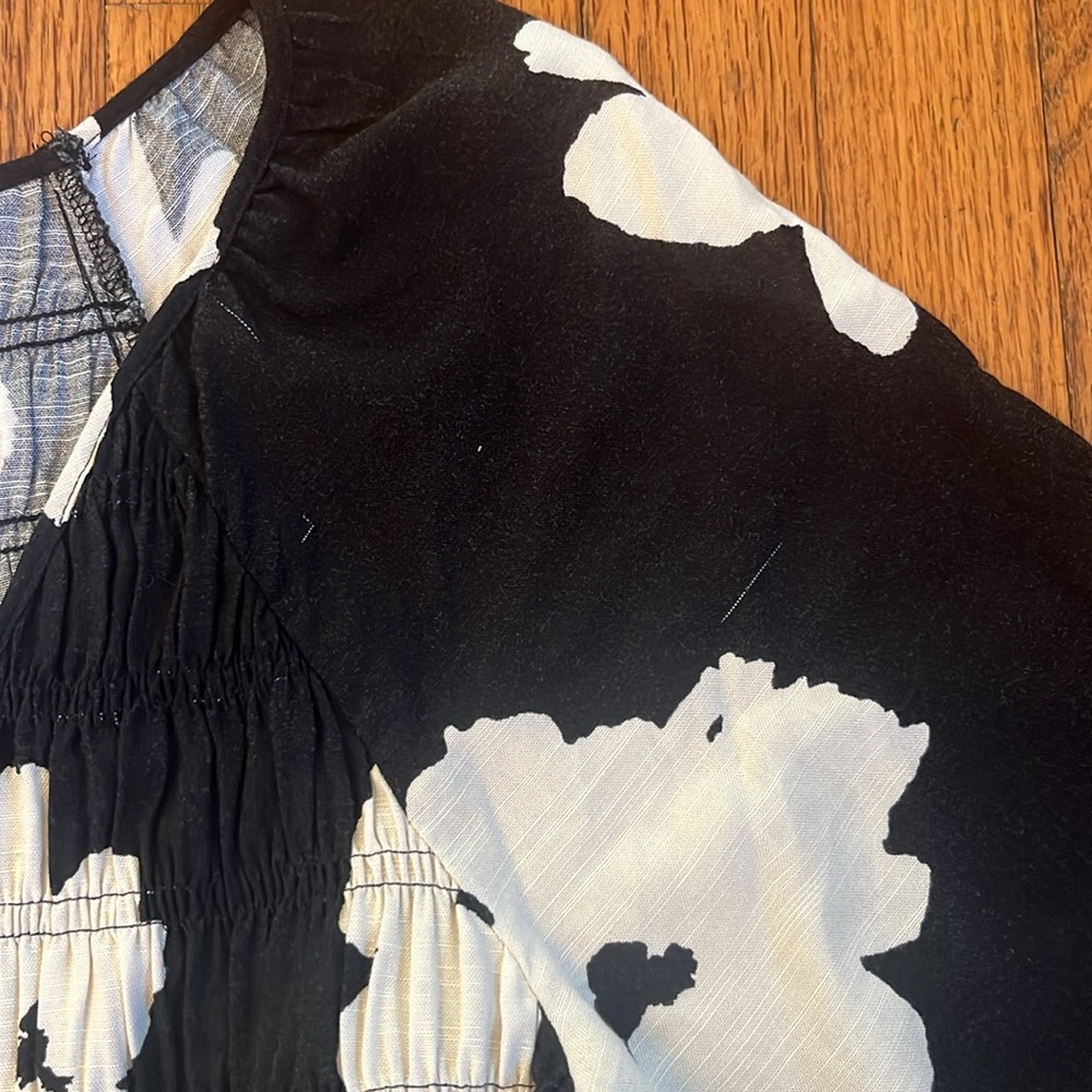 NWT black and white long sleeve dress Ava & Viv size 1x - Picture 6 of 10